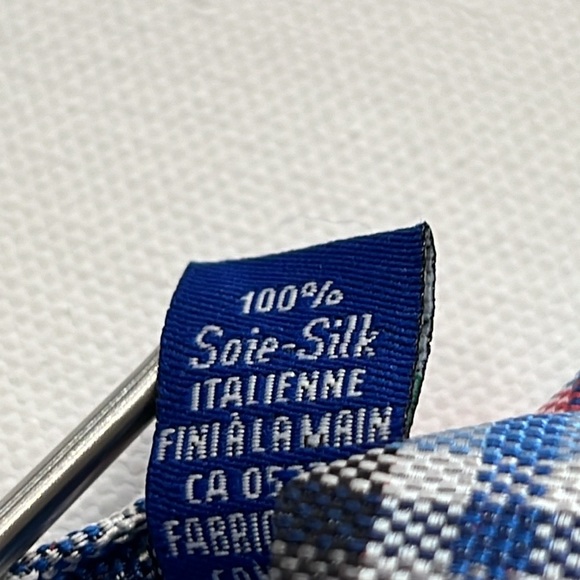 Egara Italy Men's 100% Silk Classic Tie - Picture 6 of 7